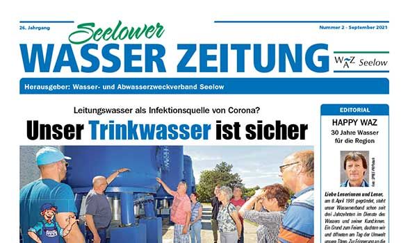Bild der Titelseite der Wasserzeitung