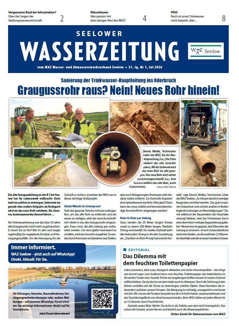 Seelower Wasserzeitung - Ausgabe Jun 2026